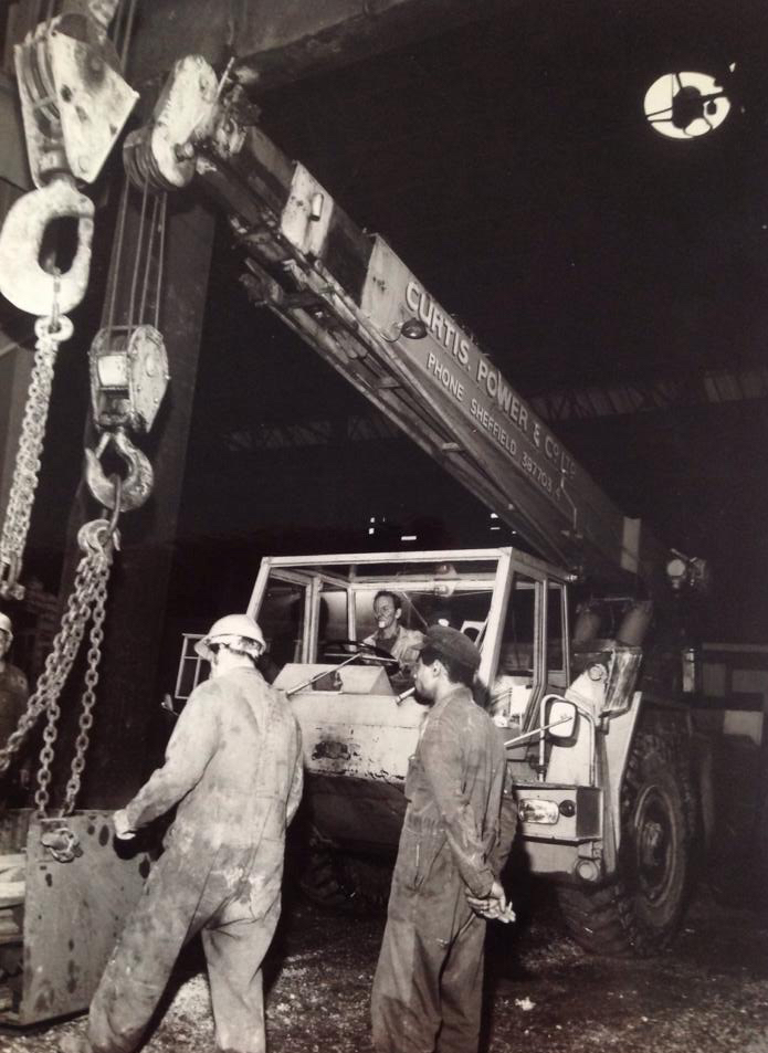 Old Curtis Power crane